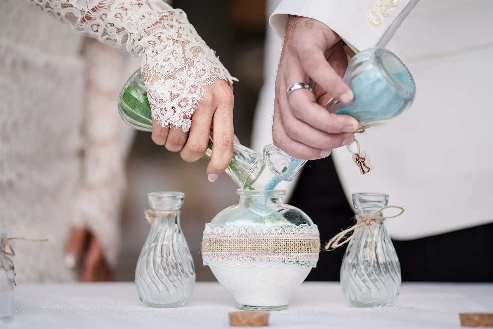 Symbolic ceremony detail during a Lake Como wedding